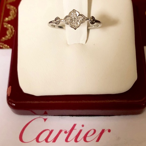 cartier flower ring